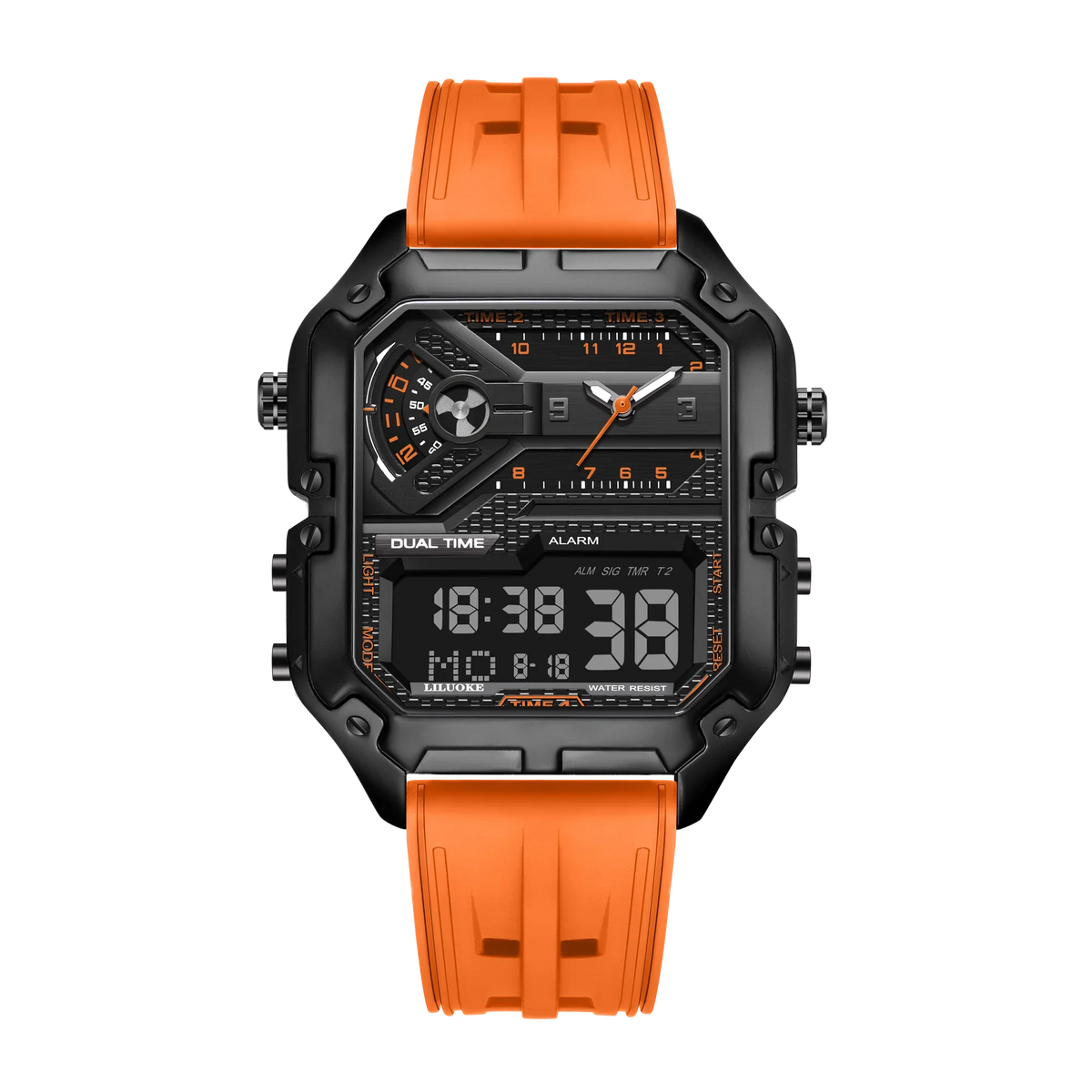 LILUOKE Man Watch Quartz Movement Waterproof Watches for Man Summer Rejos