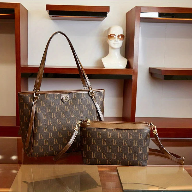 Elite Vintage Geometric Luxury Handbag Set
