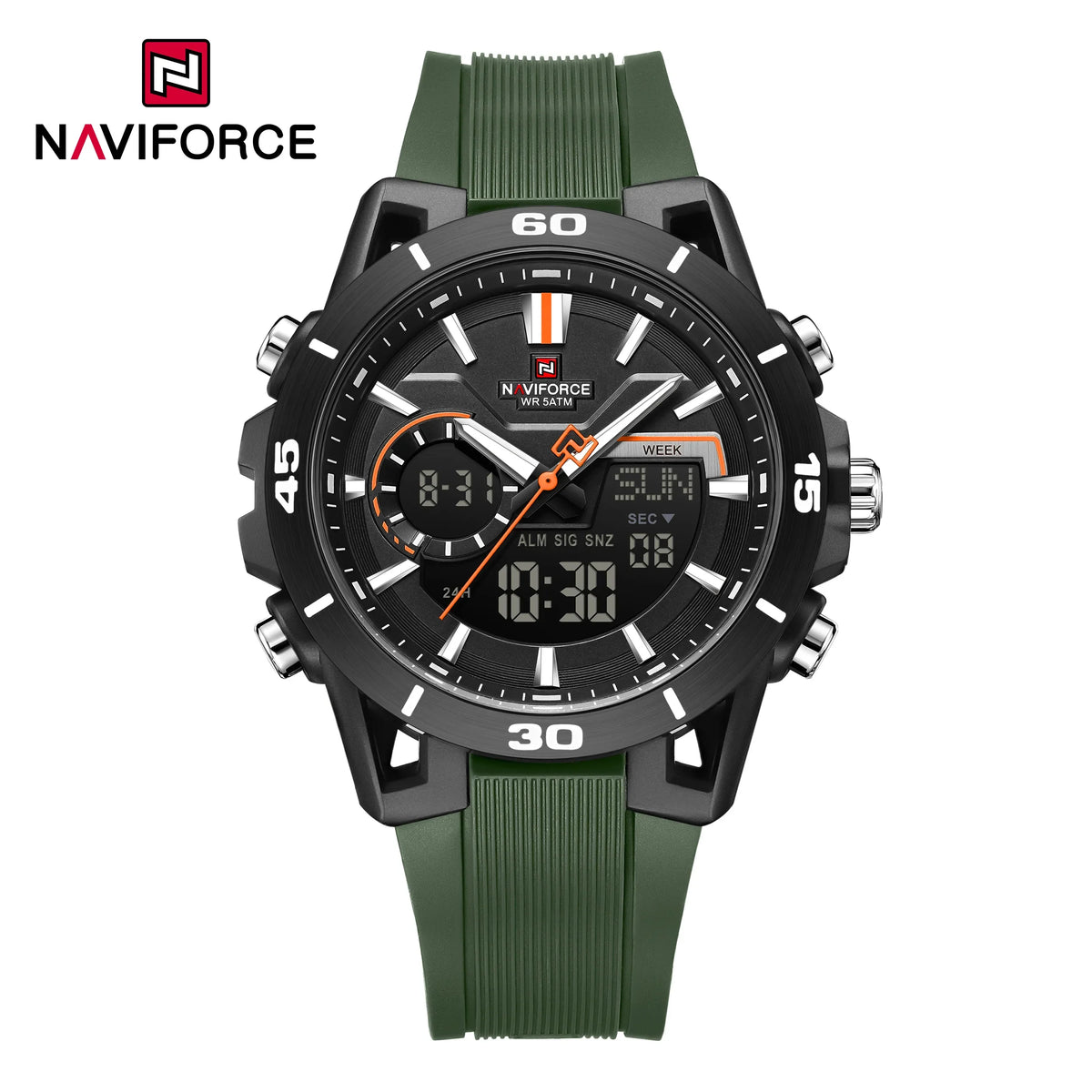 NAVIFORCE 7135 Men's Dual Display Sports Watch