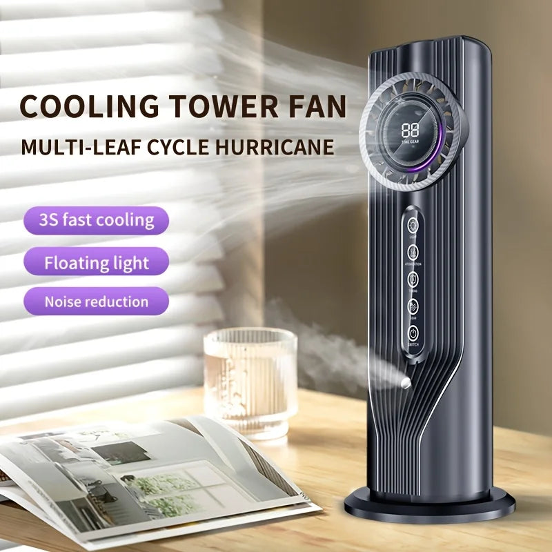 Portable Air Conditioner Fan Cooler Mechanical Control 6-Speed Adjustable