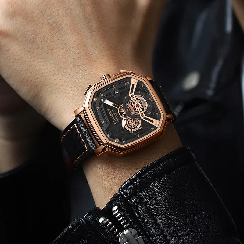 LILUOKE Man Watch Quartz Movement Waterproof Watches for Man Summer Watch Rejos Classic Model