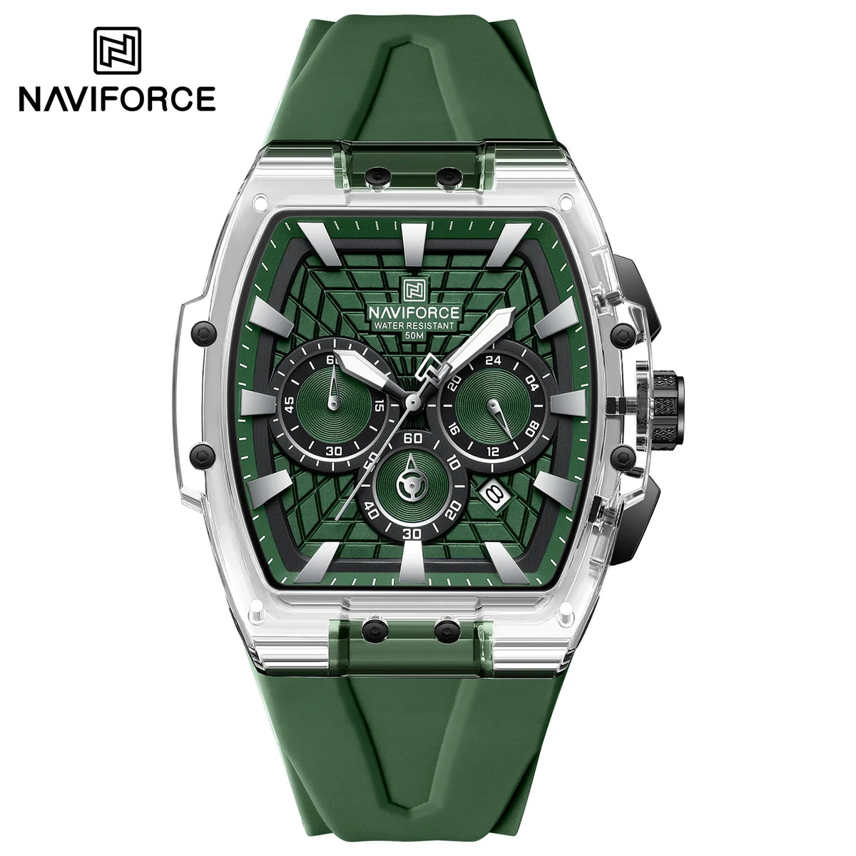 NAVIFORCE 6113 Men's Chronograph Watch, Waterproof