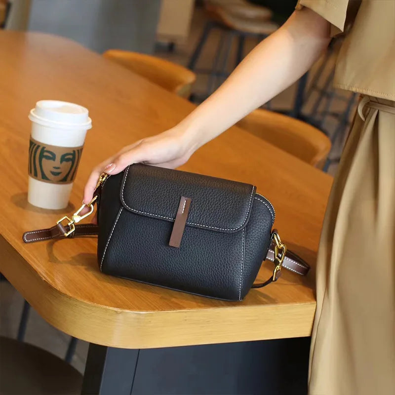 Popular PU Leather Women'S Flap Polyester Bag