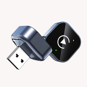 Mini Android Auto & CarPlay Wireless Adapter-2-in-1 USB Type-C Dongle