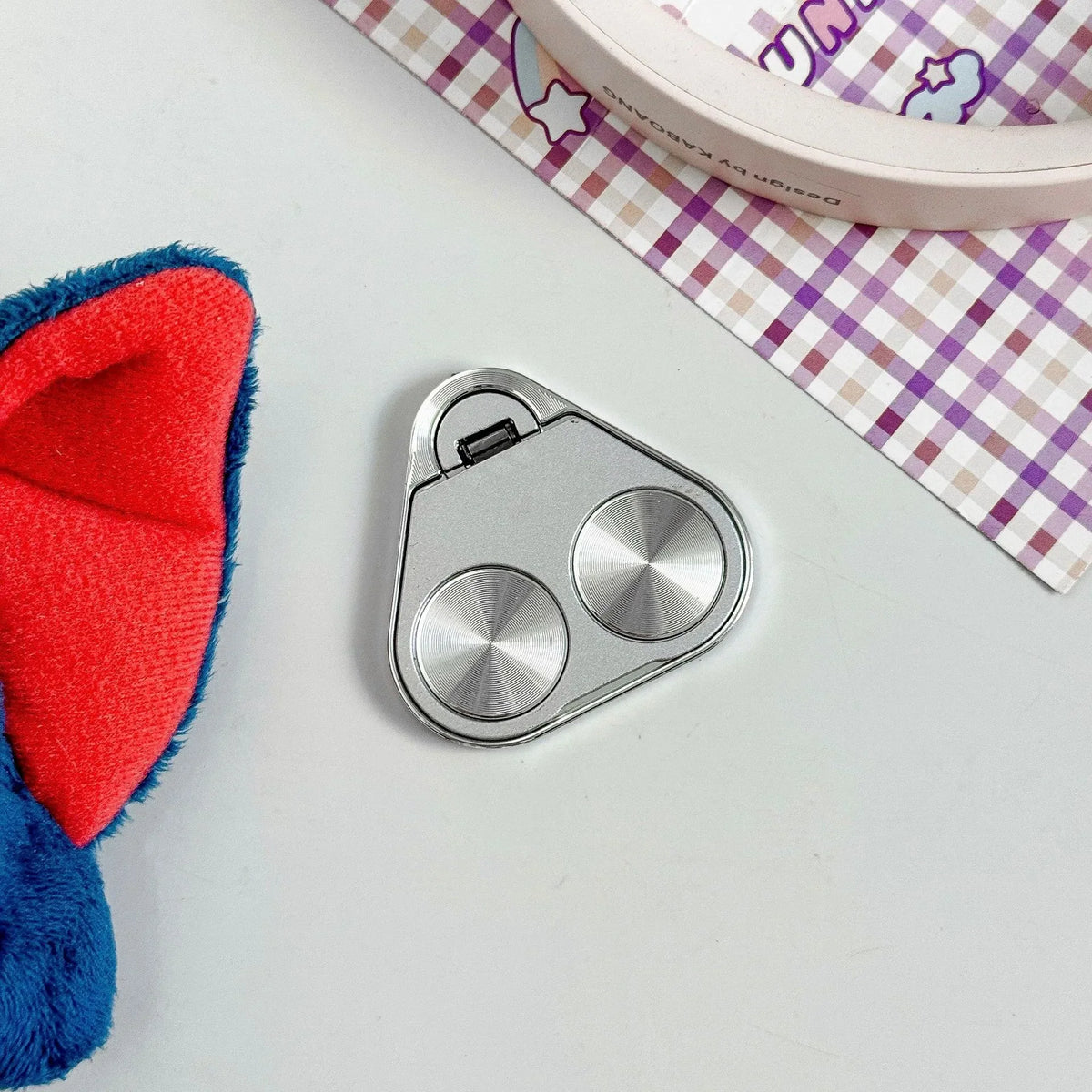 Dual-Ring 360° Rotating Phone Finger Stand