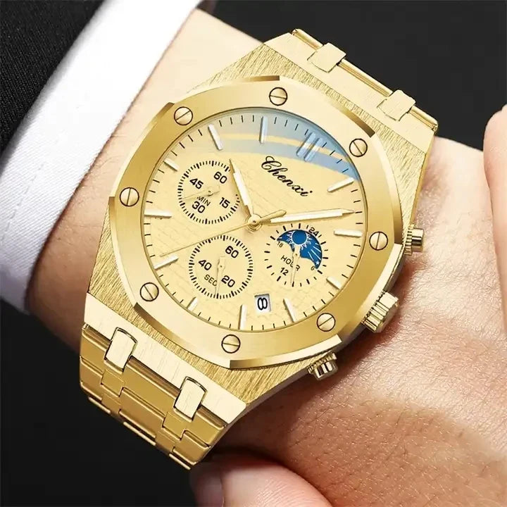 CHENXI 948 Men's Stainless Steel Chronograph Watch