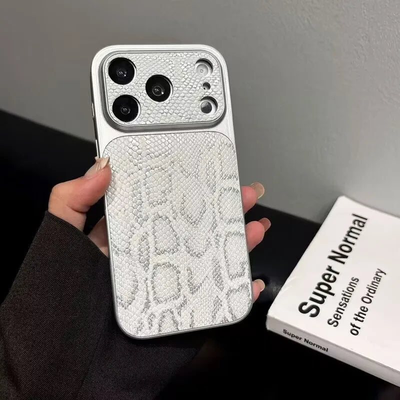 Snake Texture Print Shockproof Mobile Phone Cases