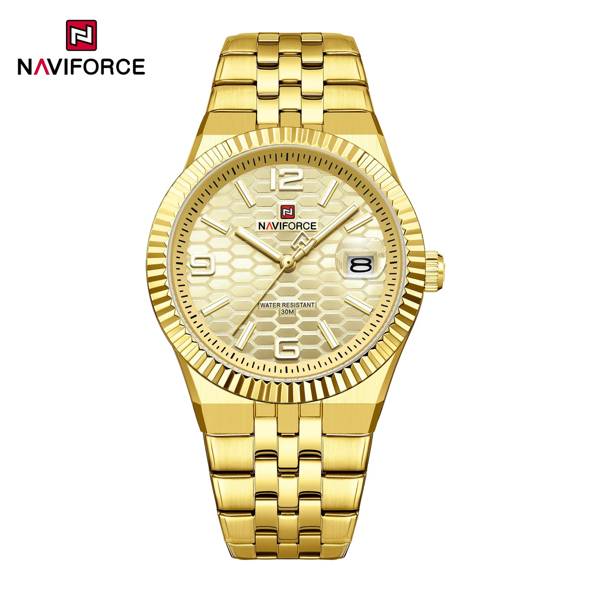 NAVIFORCE Men's Luxury Waterproof Wristwatch