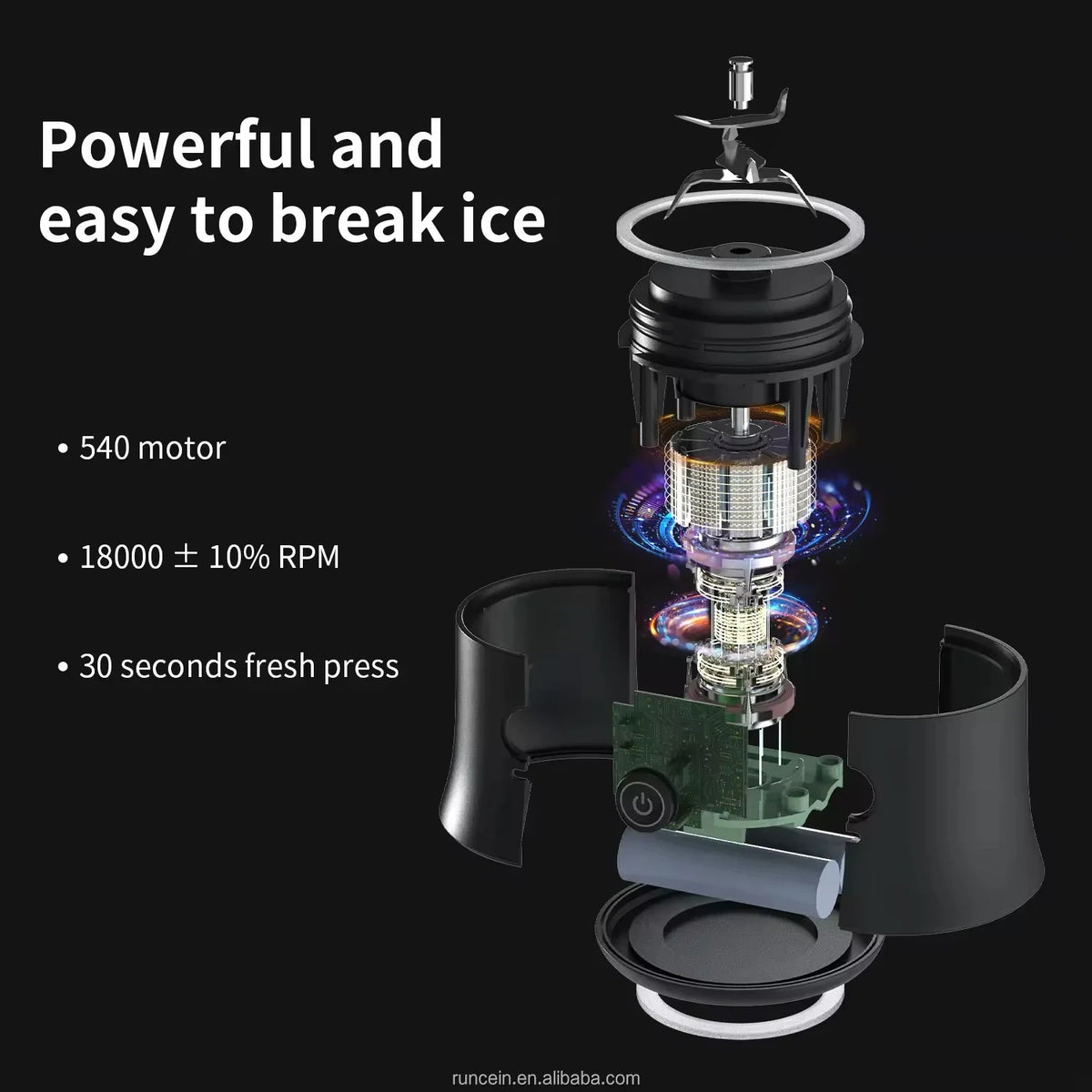 Portable 600ml USB Protein Shake Blender