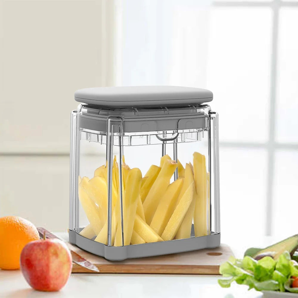 4-Blade Stainless Steel Vegetable Slicer & Chopper