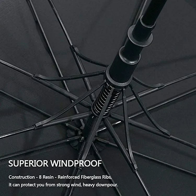 Windproof Auto Open Close Extra Large Heavy Duty Golf Umbrella