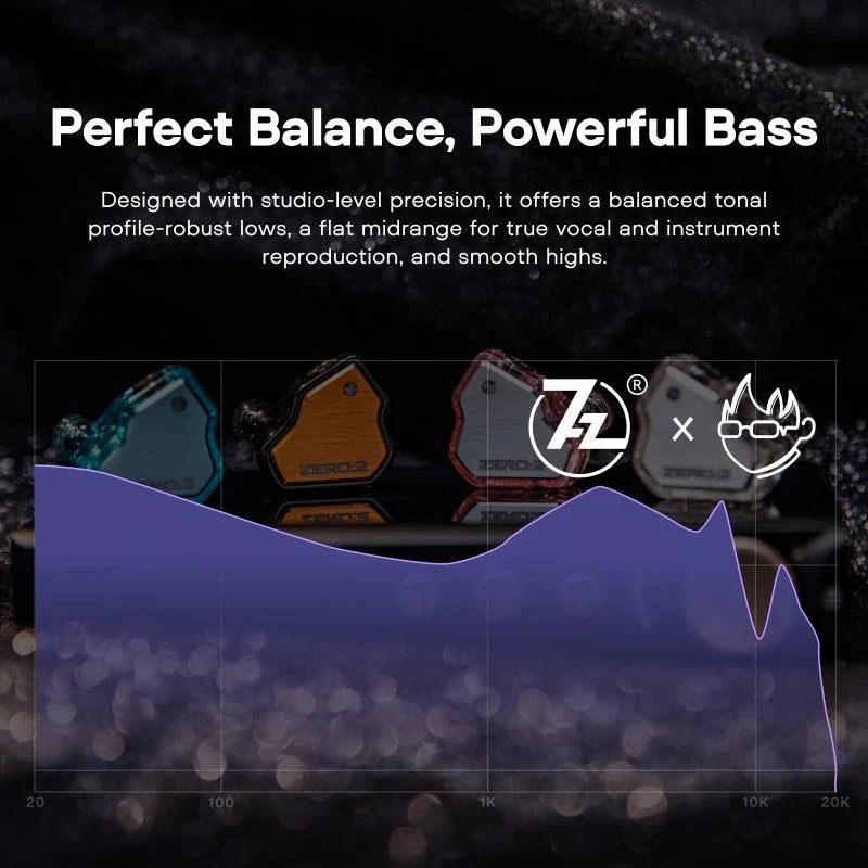 7Hz x Crinacle Zero 2 IEM – Dynamic Hi-Fi In-Ear Monitor with Detachable Cable