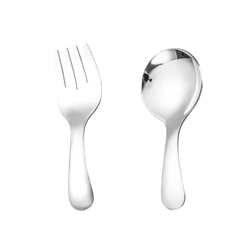 Portable Stainless Steel Spoon Fork Set with Travel Case