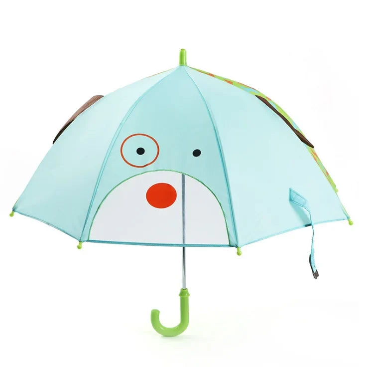 Cartoon Animal Shape Kids Umbrella Polyester Material