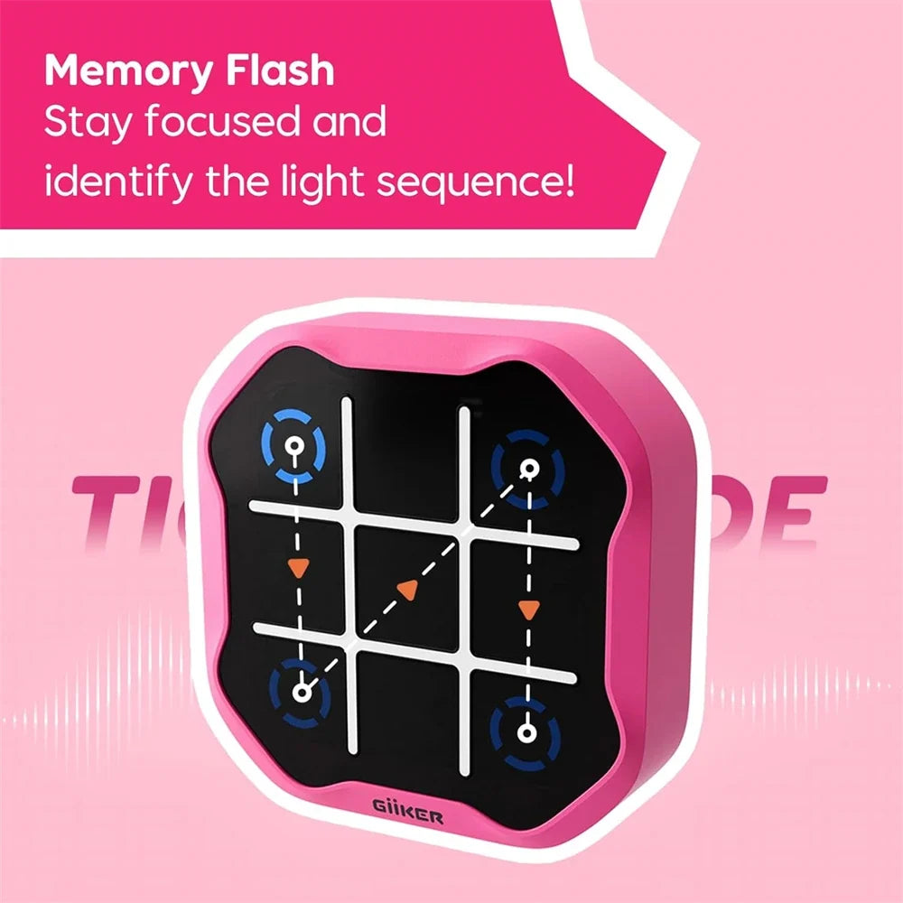 GiiKER Tic Tac Toe Bolt Game 3 in 1 Handheld Puzzle Game Travel Games