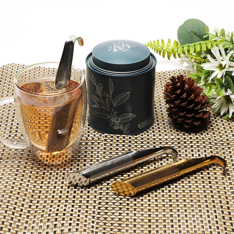 Pipe Tea Strainer Cylindrical Mesh Tea Filter Stainless Steel Unique