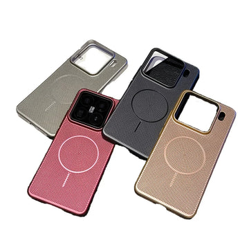 For Xiaomi Magnetic Phone Case Mesh Cooling Breathable
