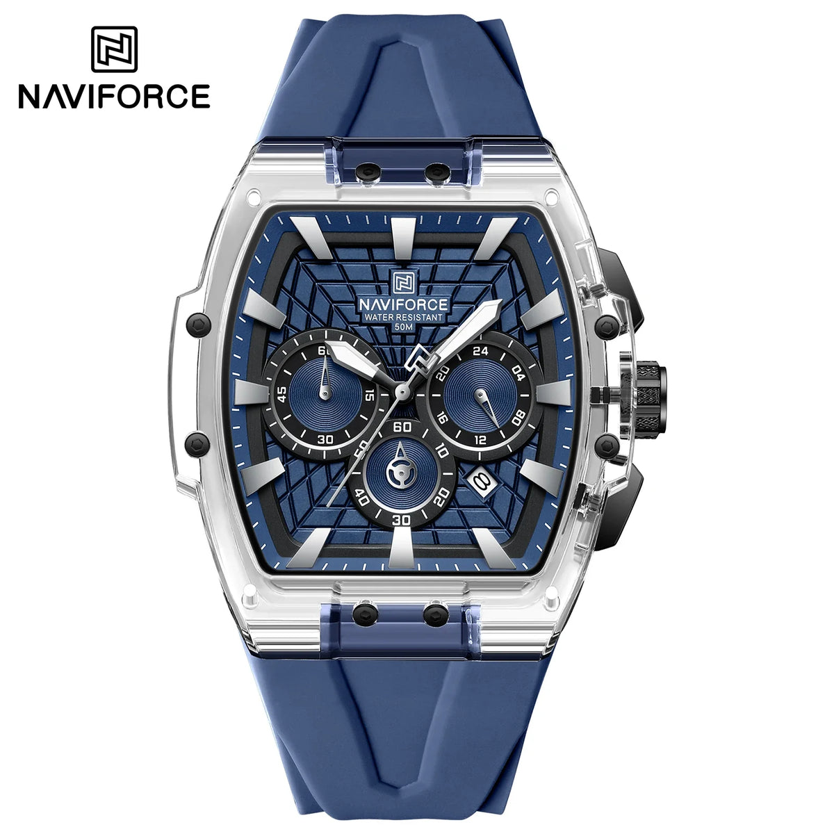 NAVIFORCE 6113 Men's Chronograph Watch, Waterproof