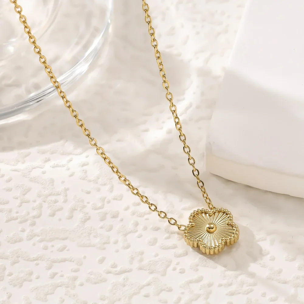 18K Gold Plated Luxury Flower Jewelry Set