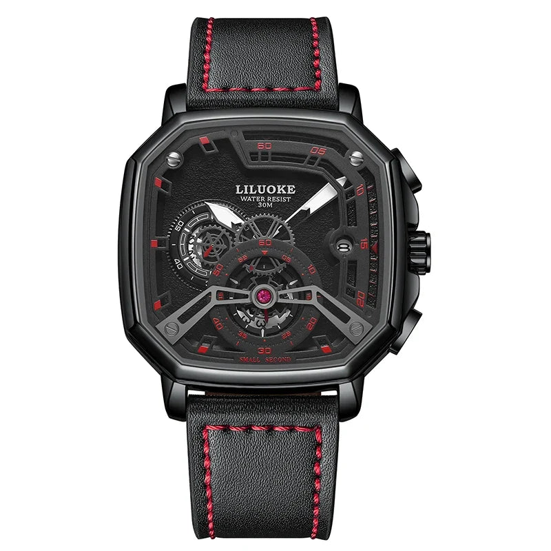 LILUOKE Man Watch Quartz Movement Waterproof Watches for Man Summer Watch Rejos Classic Model