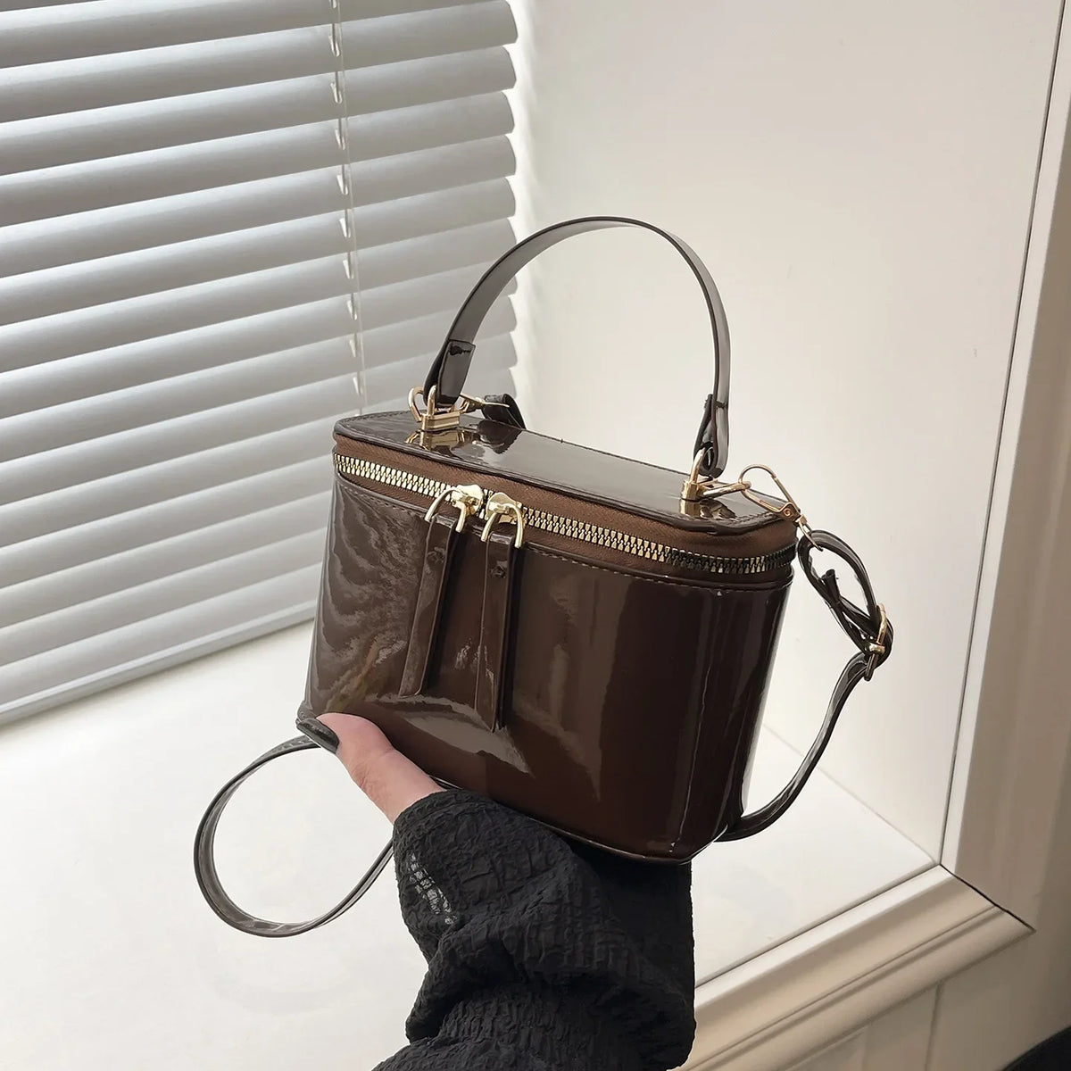 New Super Fire Square Chain Crossbody Bag All-match Zipper