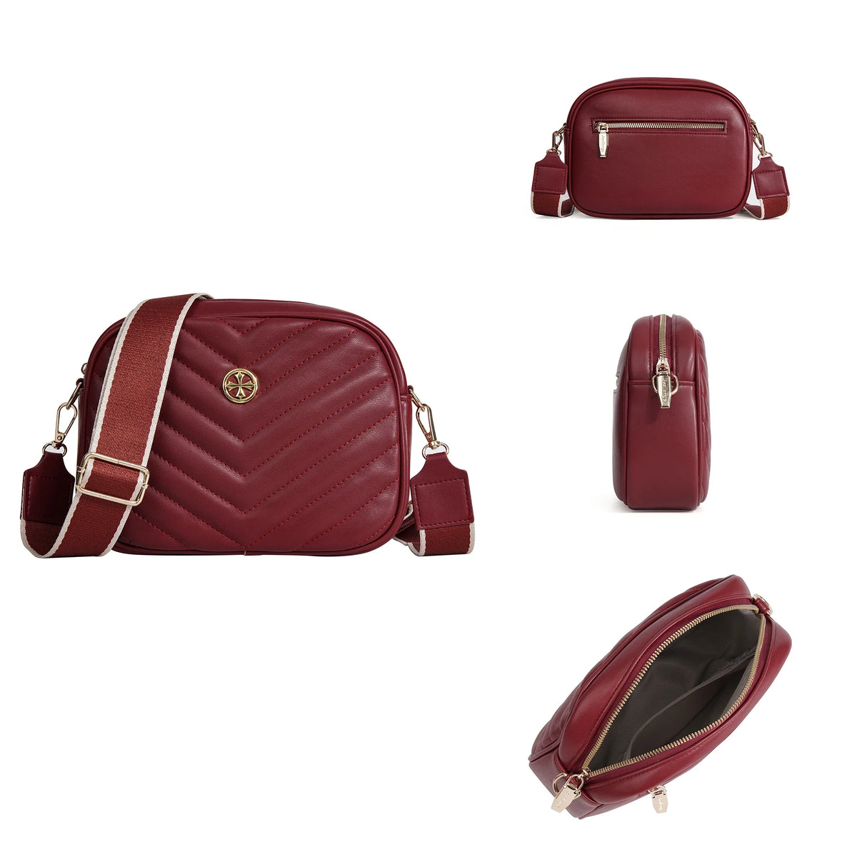 Baellerry Women's Cross-Body Zipper Shoulder Bag Large Capacity