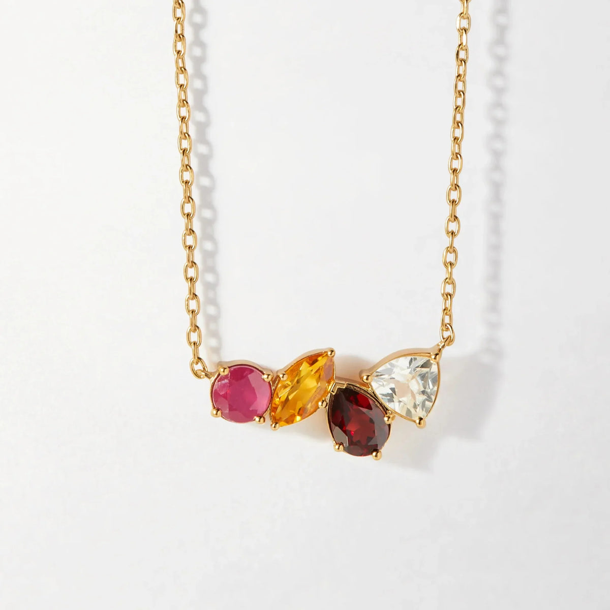 Elegant Zircon Stainless Steel Necklace