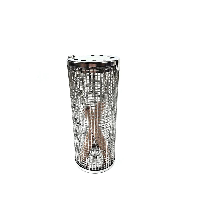 Portable Stainless Steel BBQ Grill Basket Set
