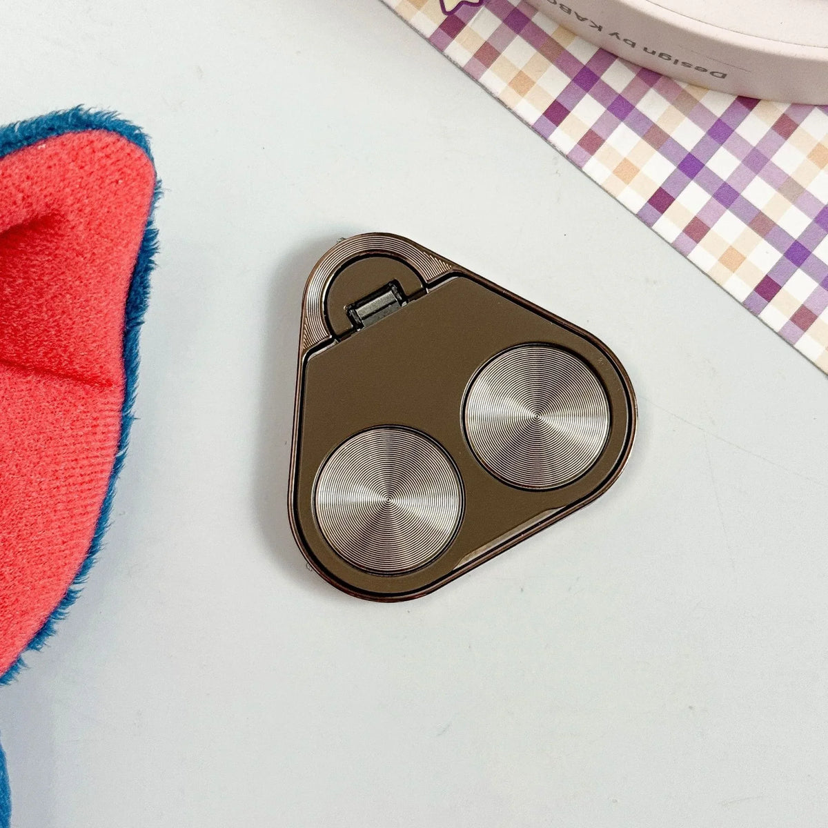 Dual-Ring 360° Rotating Phone Finger Stand