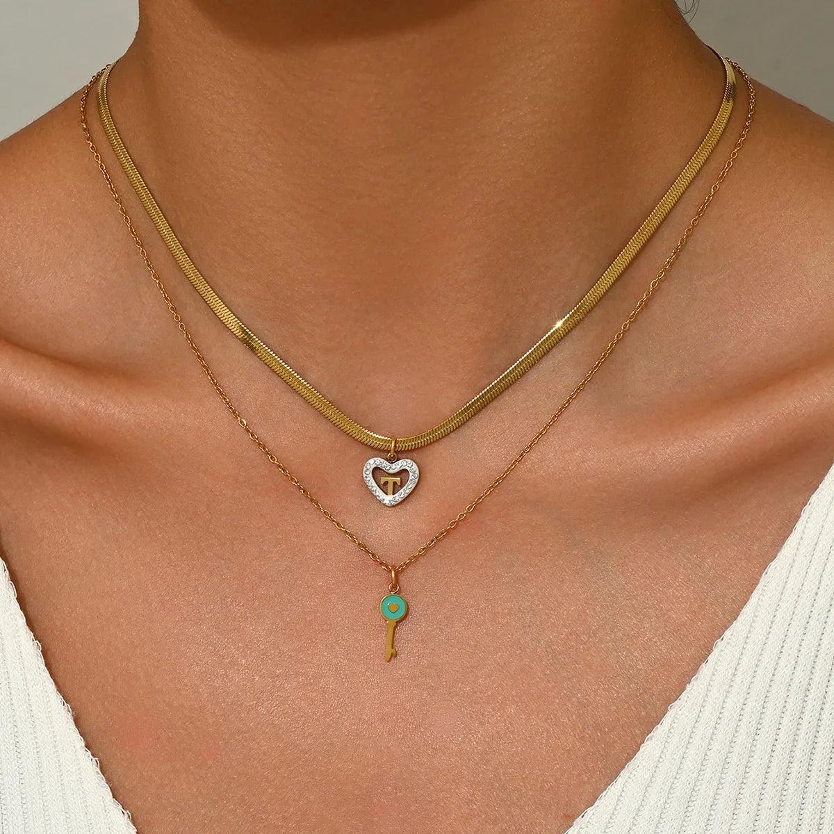 Elegant Cross Border Women's Collarbone Necklace