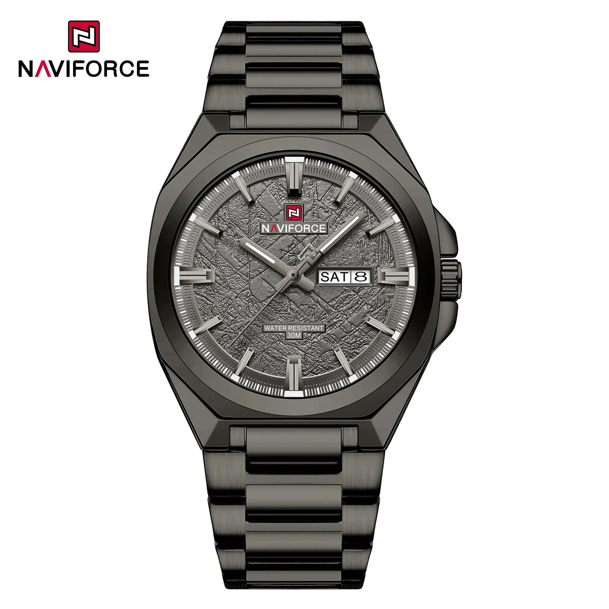 Naviforce Men's Luxury Quartz Watch with Calendar