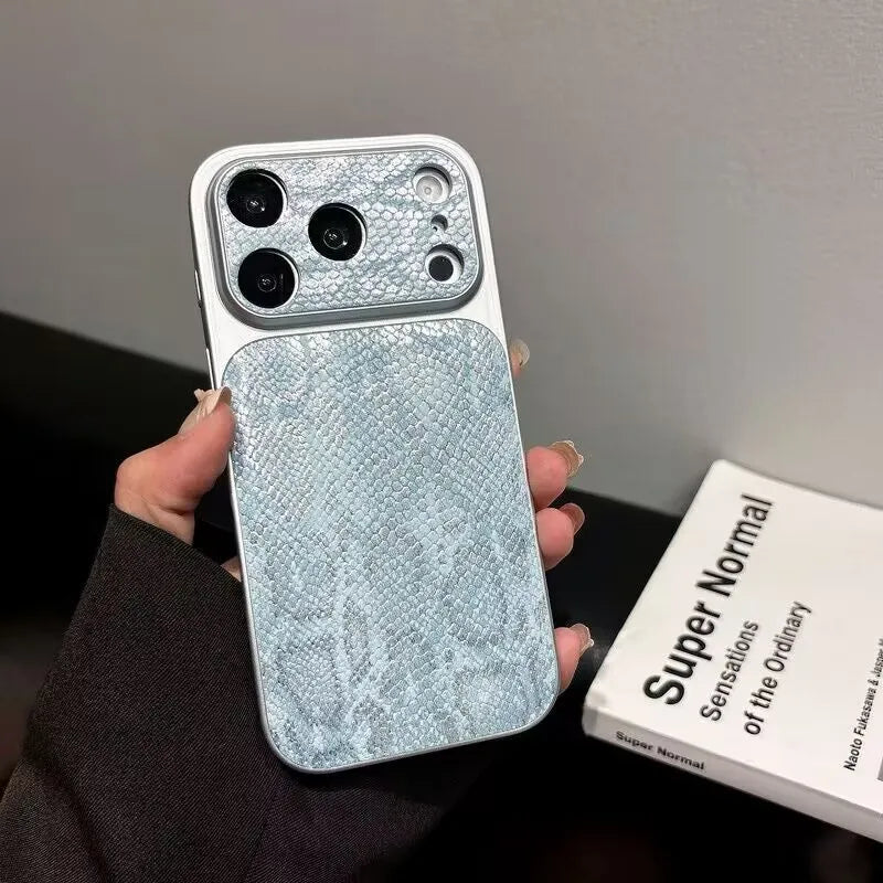 Snake Texture Print Shockproof Mobile Phone Cases