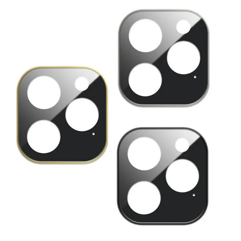 2in1 Metal + Glass iPhone Camera Lens Protector