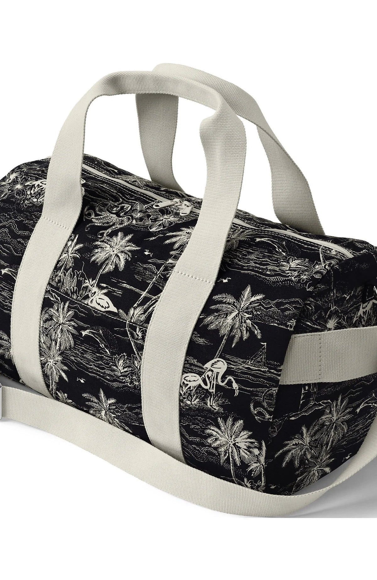 Unisex Waxed Canvas Travel Duffel Bag