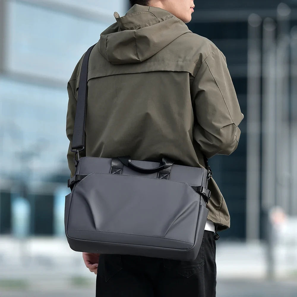 Men's Large Capacity Crossbody Bag Adjustable Strap