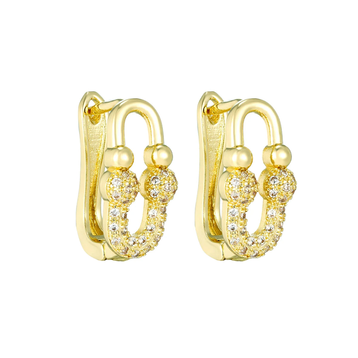 Luxury 14k Gold Plated Zircon Jewelry Set