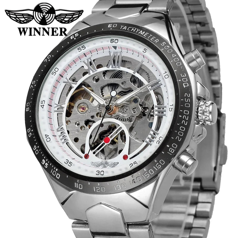 Winner Luxury Gold Black Automatic Men's Watch