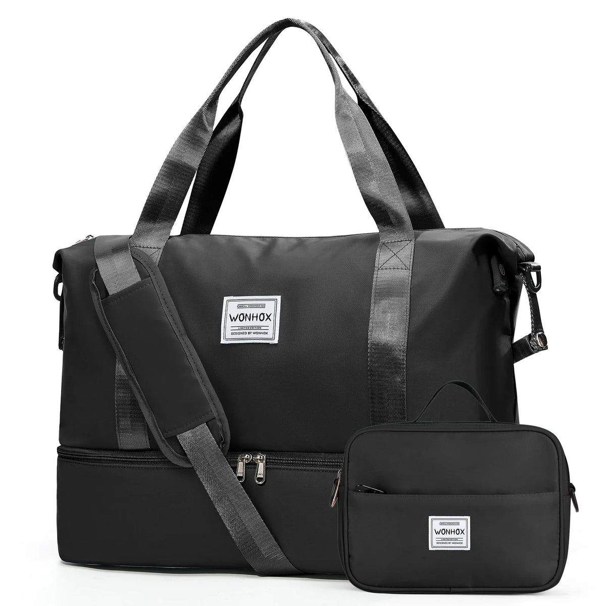Women's Weekender Duffel with Shoe & Toiletry Bag