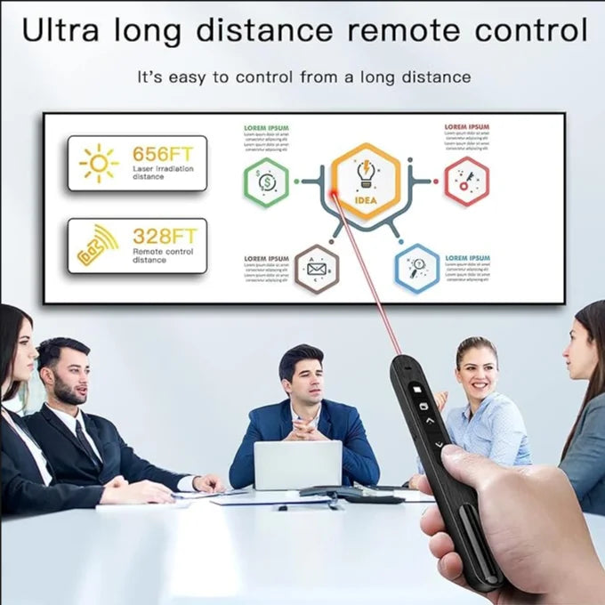 QUI Presenter PPT PowerPoint Clicker RF 2.4GHz USB Presentation