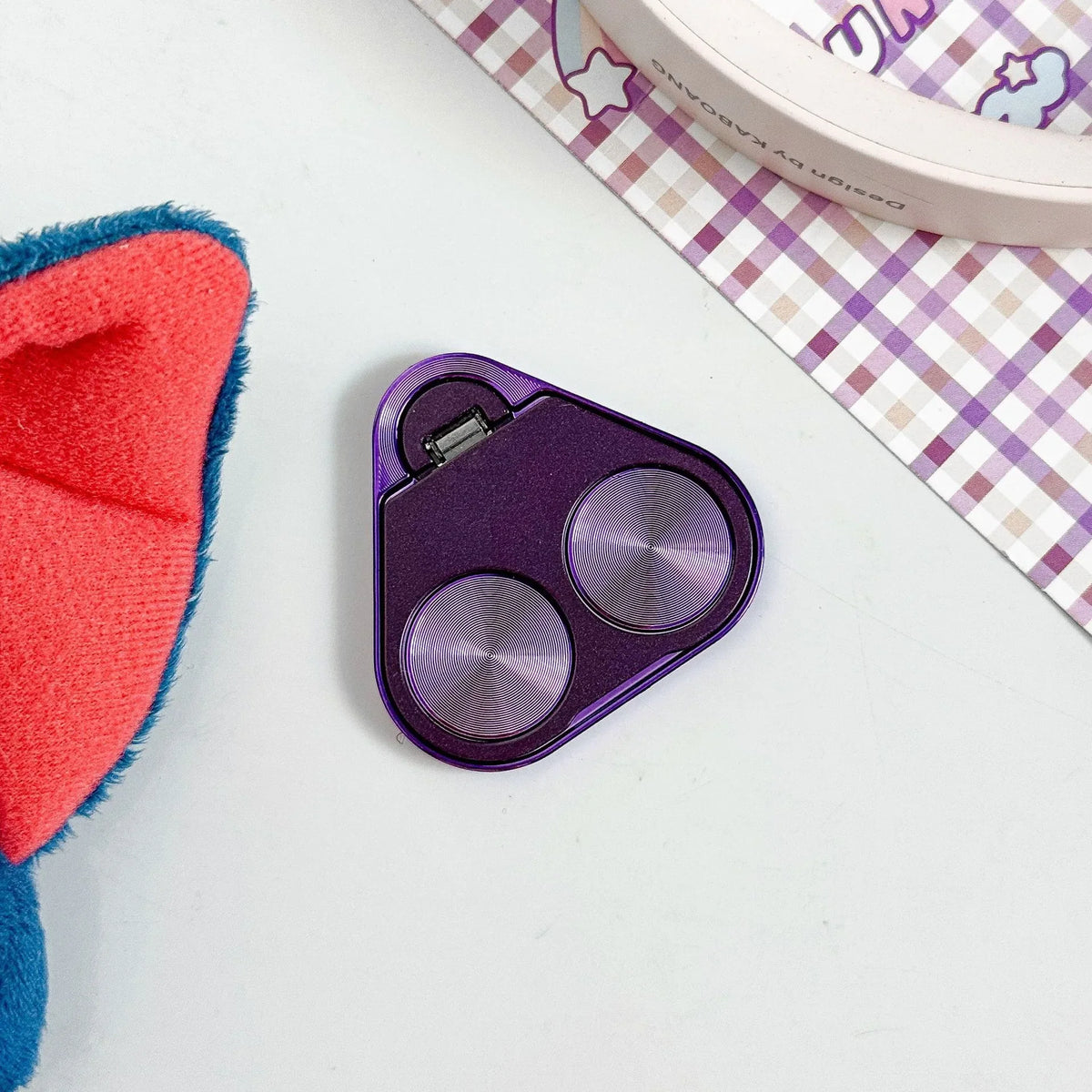 Dual-Ring 360° Rotating Phone Finger Stand