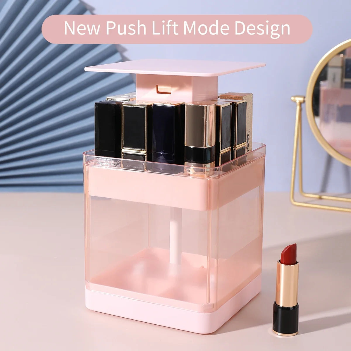 Compact Makeup & Skincare Desktop Organizer