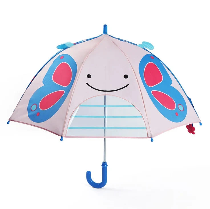 Cartoon Animal Shape Kids Umbrella Polyester Material