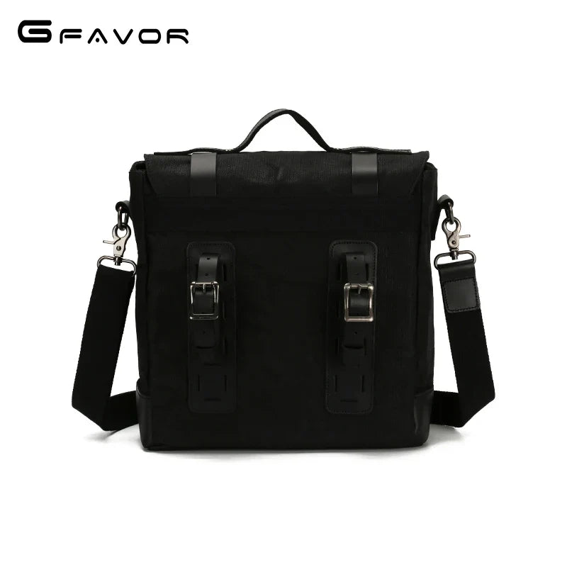 Vintage Canvas Leather Motorcycle Tool Bag