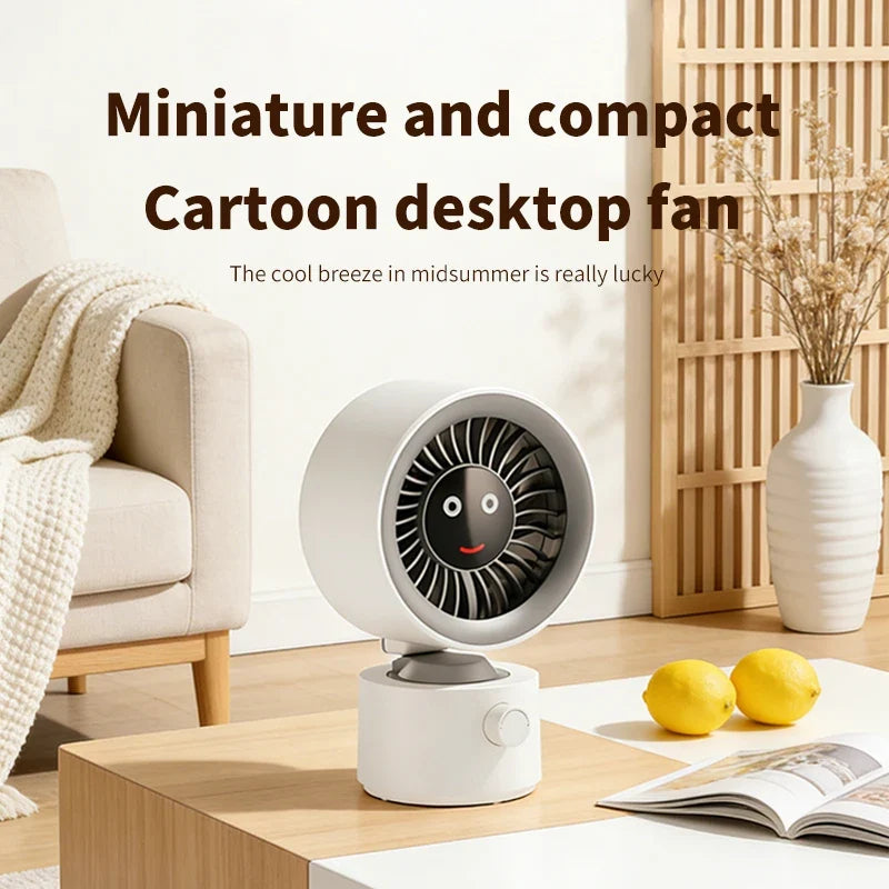 Air Circulating Desk Fan for Bedroom Home Office 100 Speed Settings