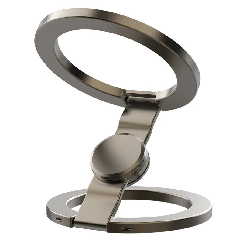 JILIAN Double-Sided Magnetic Metal Ring Holder Phone Stand Foldable