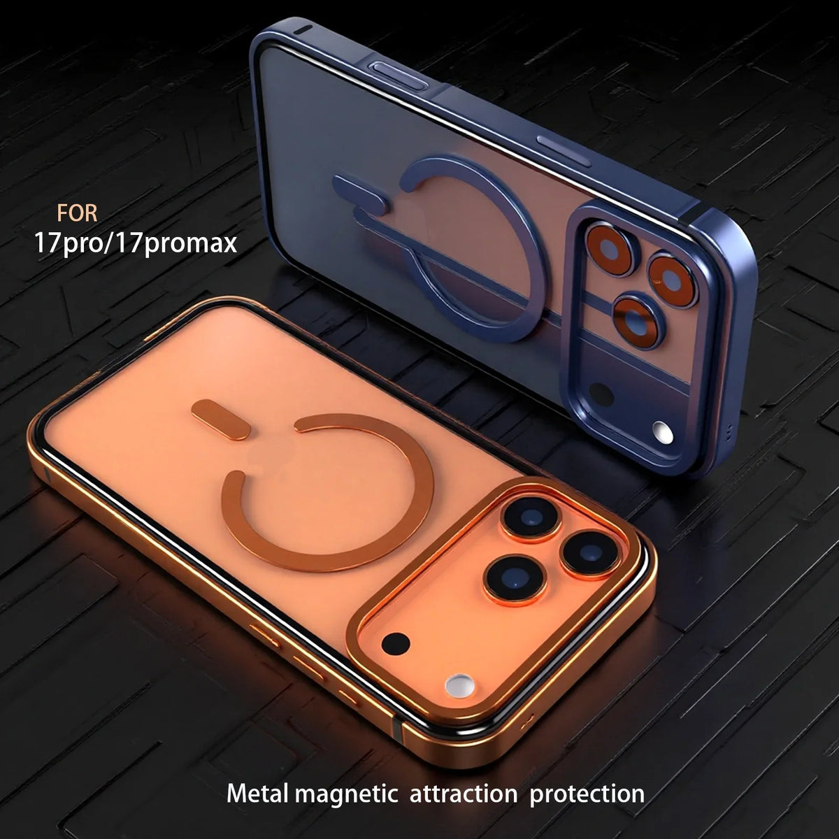 Original Titanium Color Metal Bumper Case for iPhone
