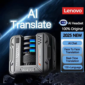 Original Lenovo LP49 AI Multilingual Translation Earphones Wireless
