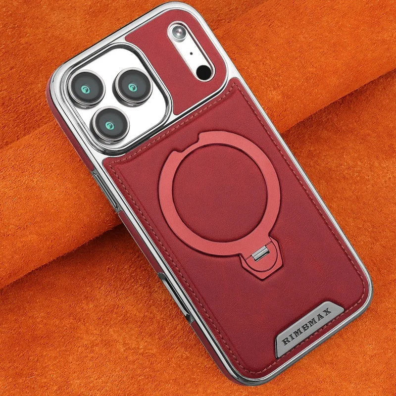 Luxury Magnetic Leather Phone Case for iPhone