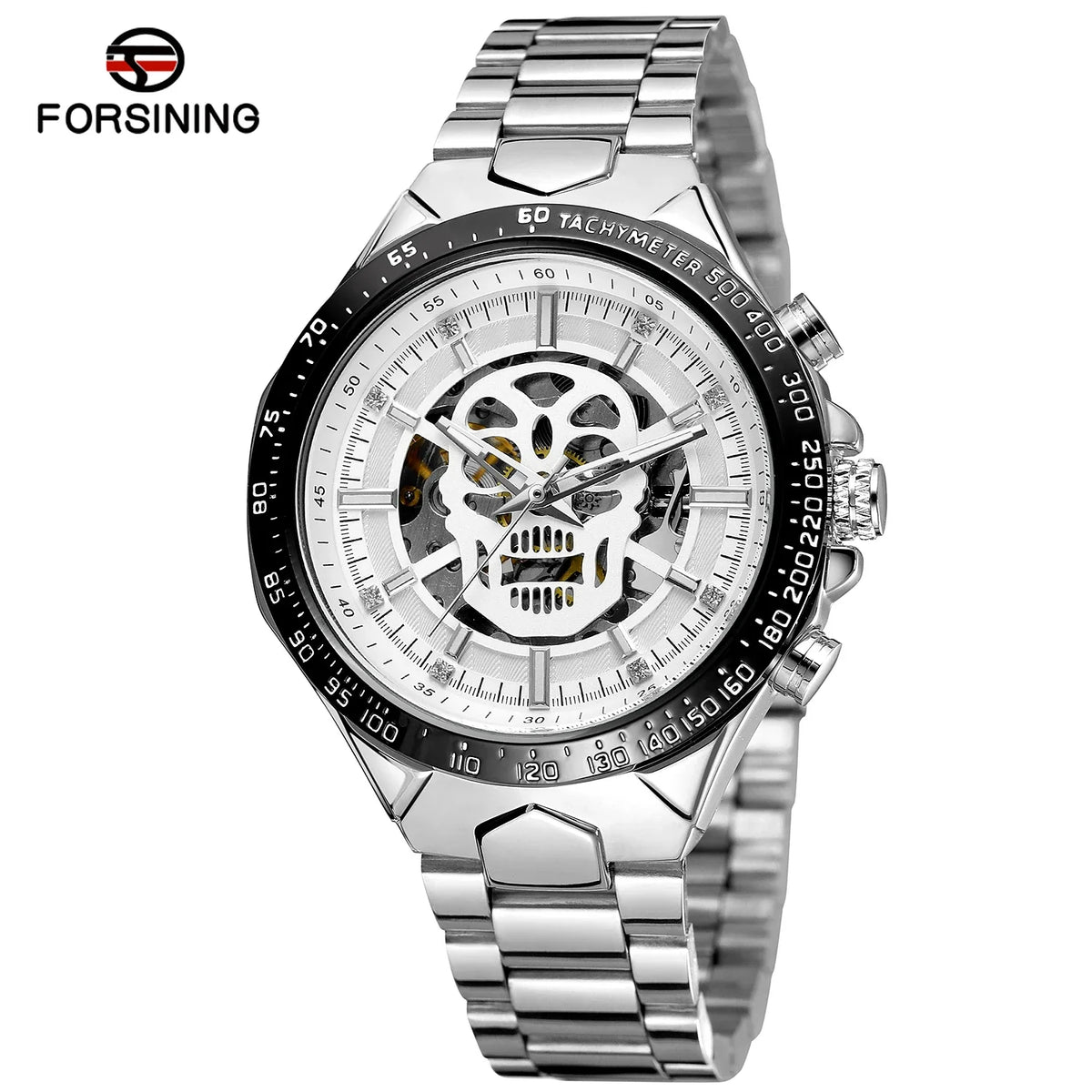 Forsining Luxury Skull Skeleton Automatic Men's Watch