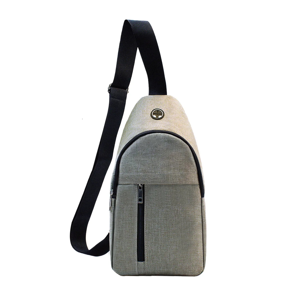 New Men's Oxford Cloth Breathable Zipper Chest Shoulder Bag
